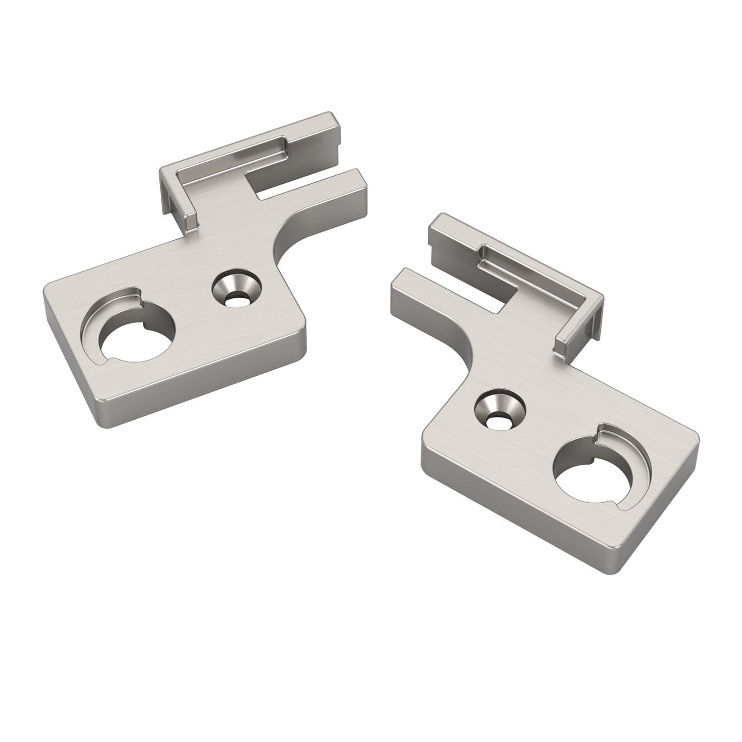 Wilder Pivot Brackets in Satin Nickel