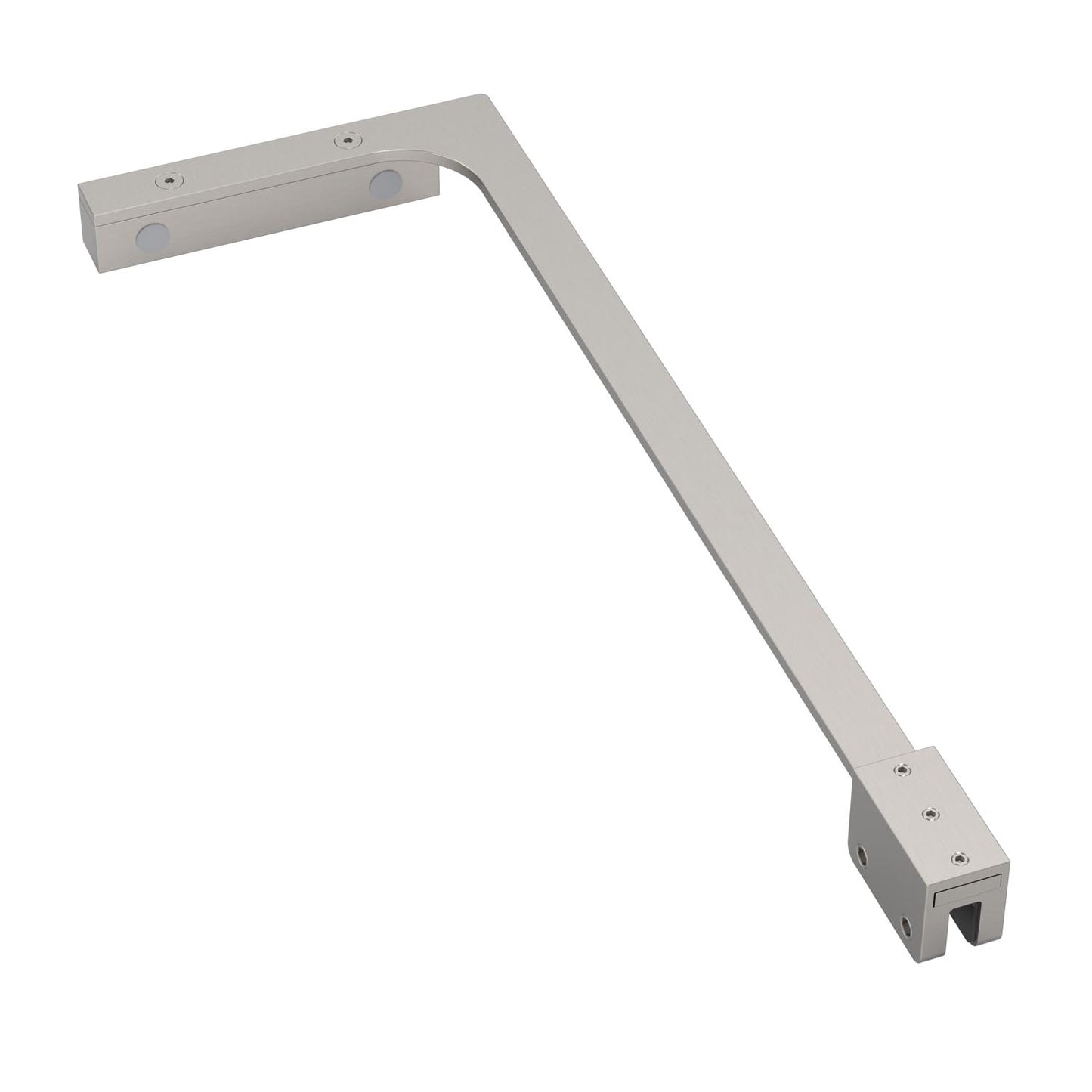 Bridger L Bracket in Satin Nickel
