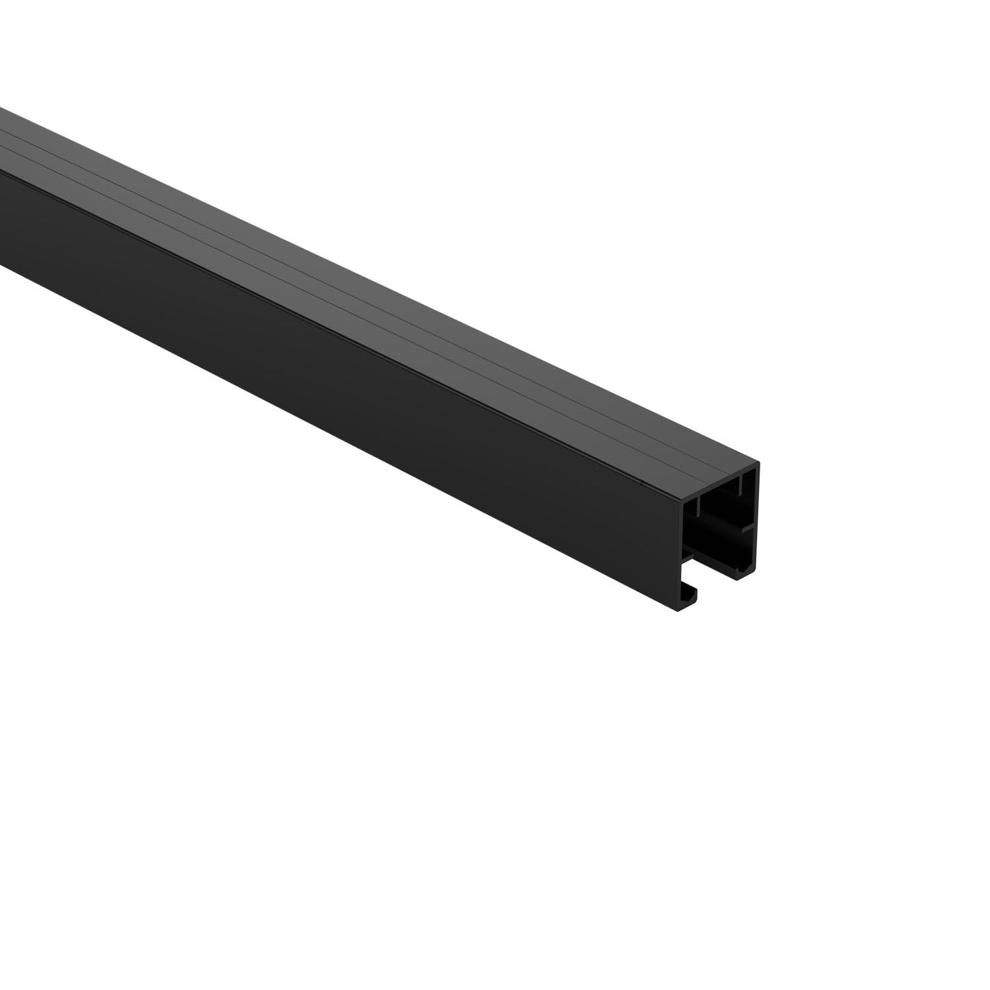 Kesara top track in matte black
