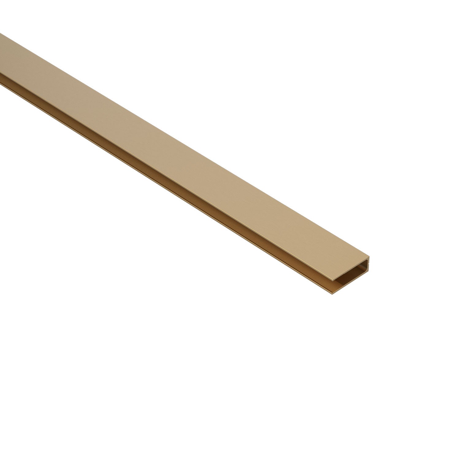 Commix Fixed Panel Wall Jamb in Matte Gold