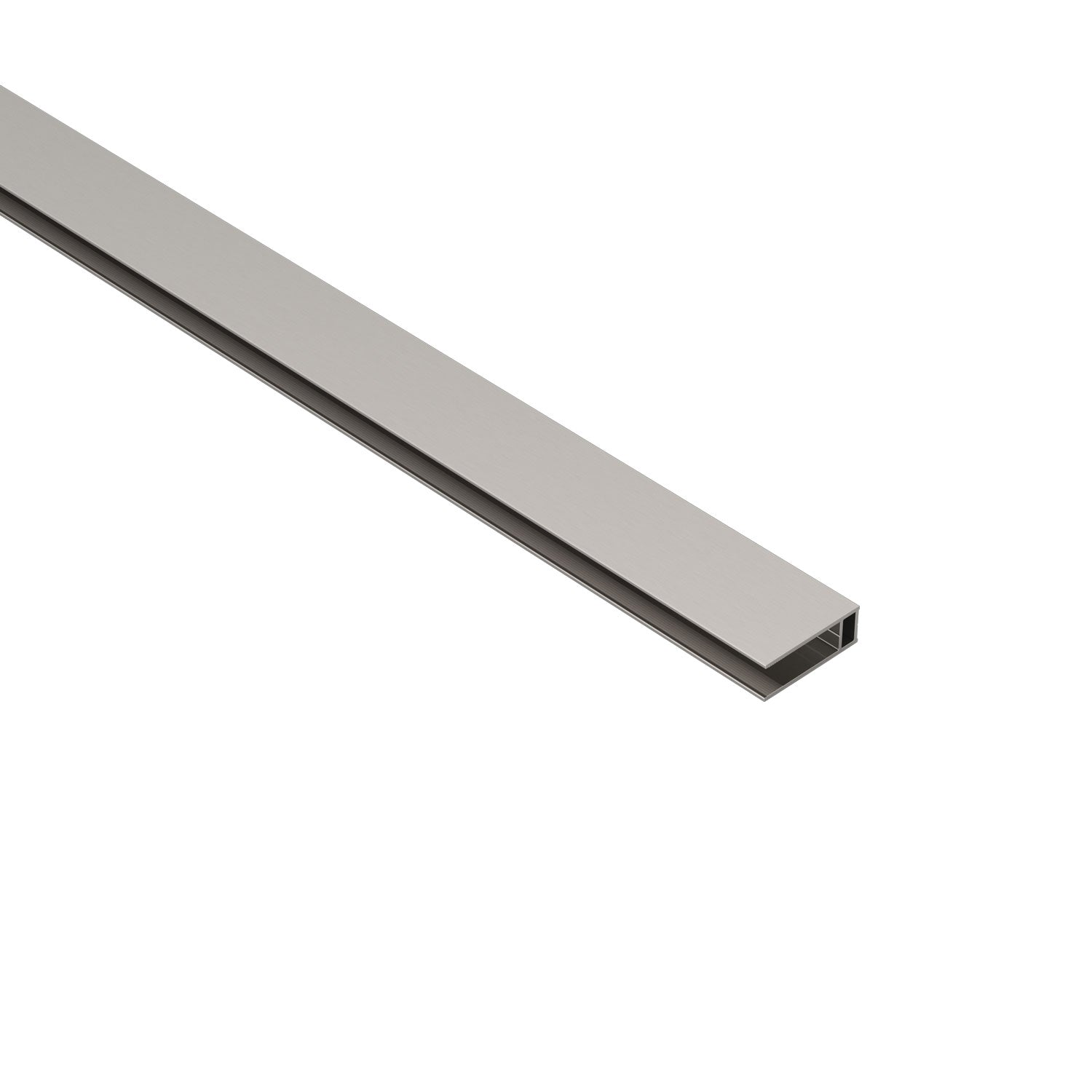 Callidora Fixed Panel Wall Jamb in Satin Nickel