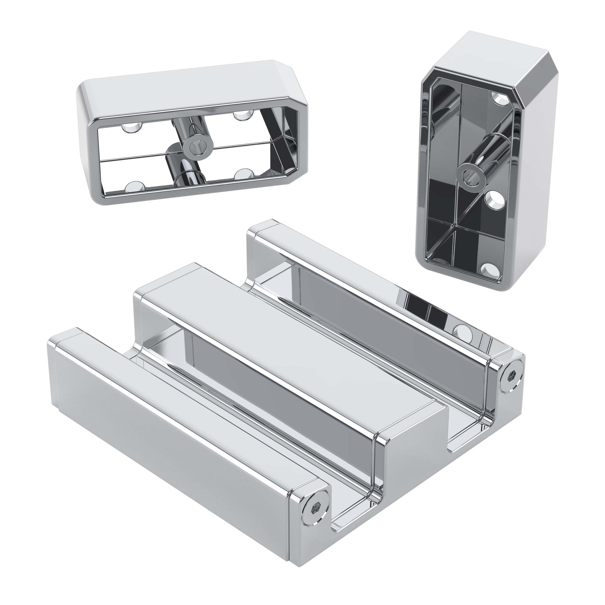 Kesara replacement brackets in polished chrome