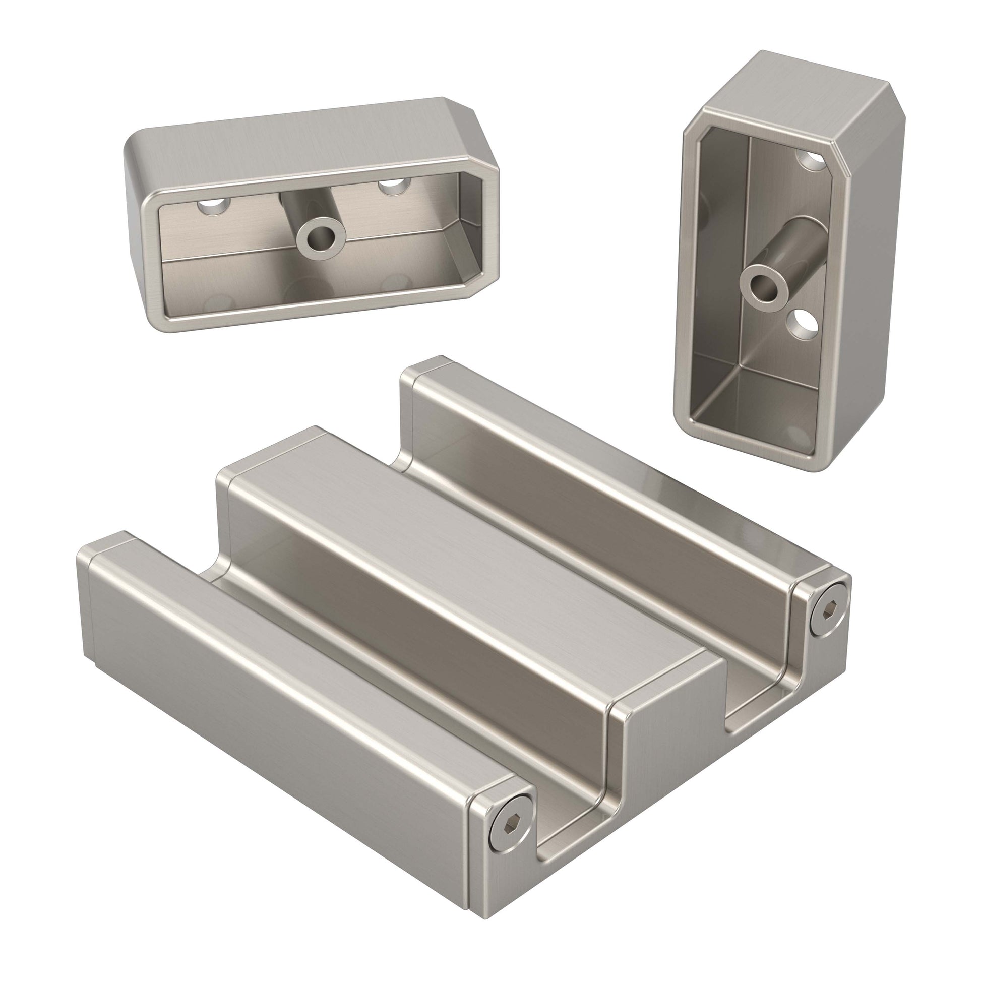 Kesara replacement brackets in satin nickel