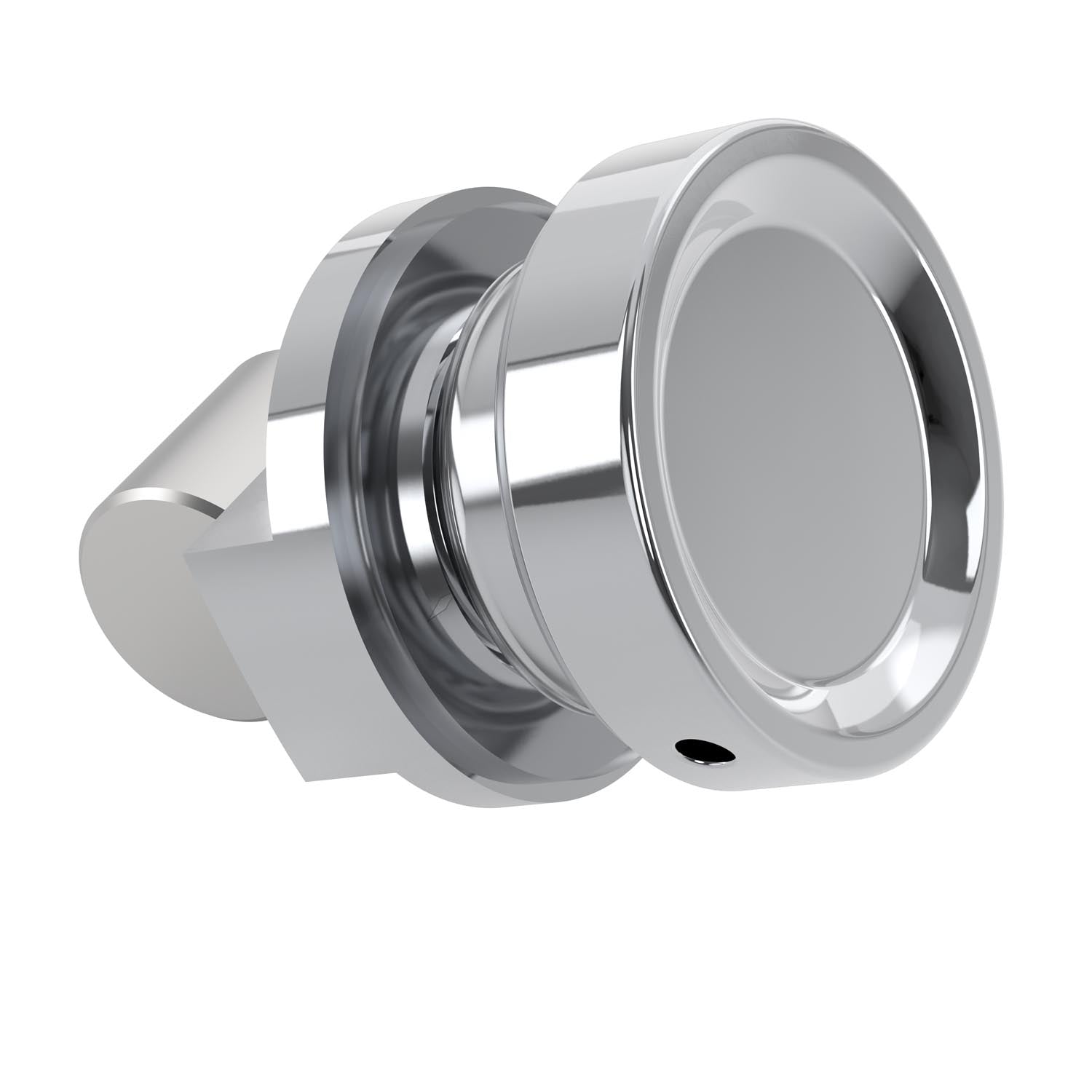 Cordero Fixed Panel Bracket in Polished Chrome