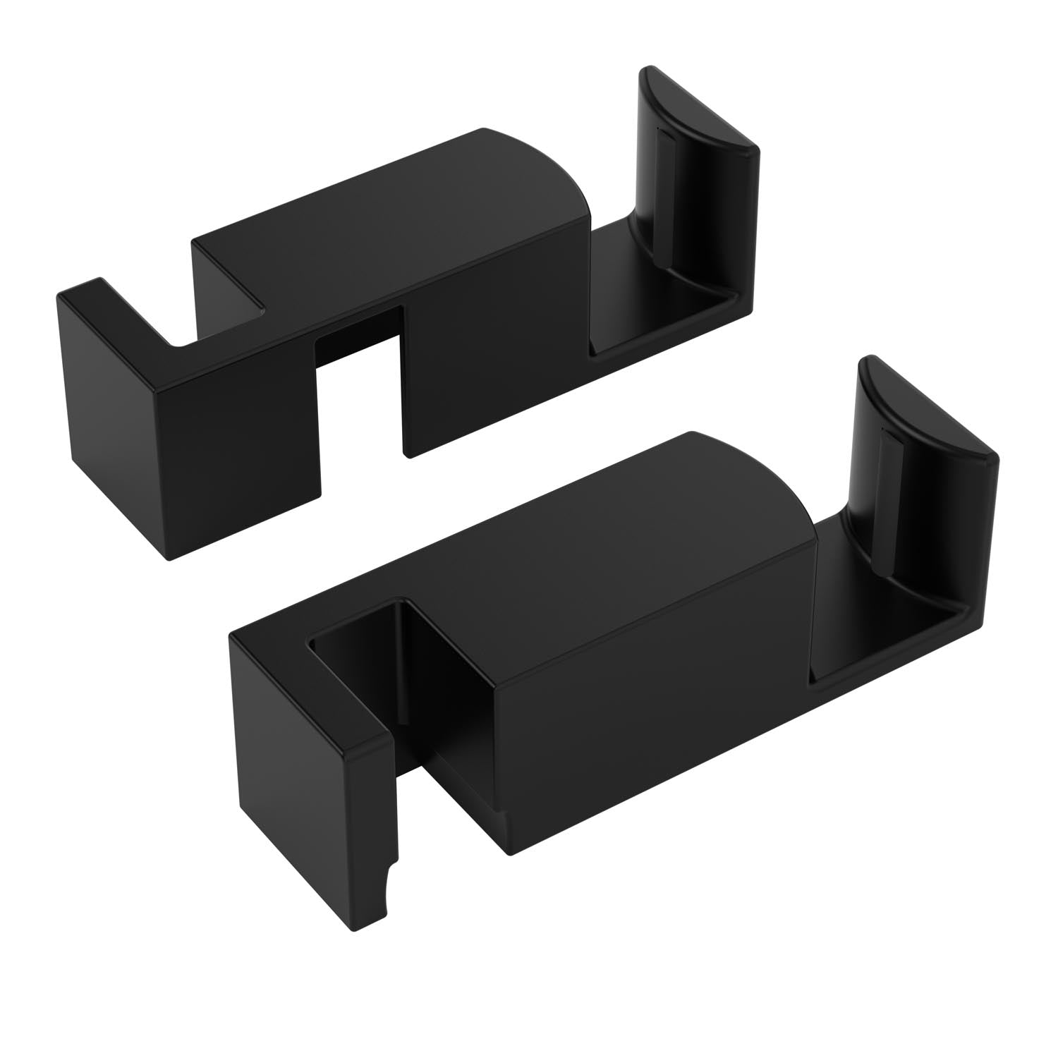 Center guide in matte black