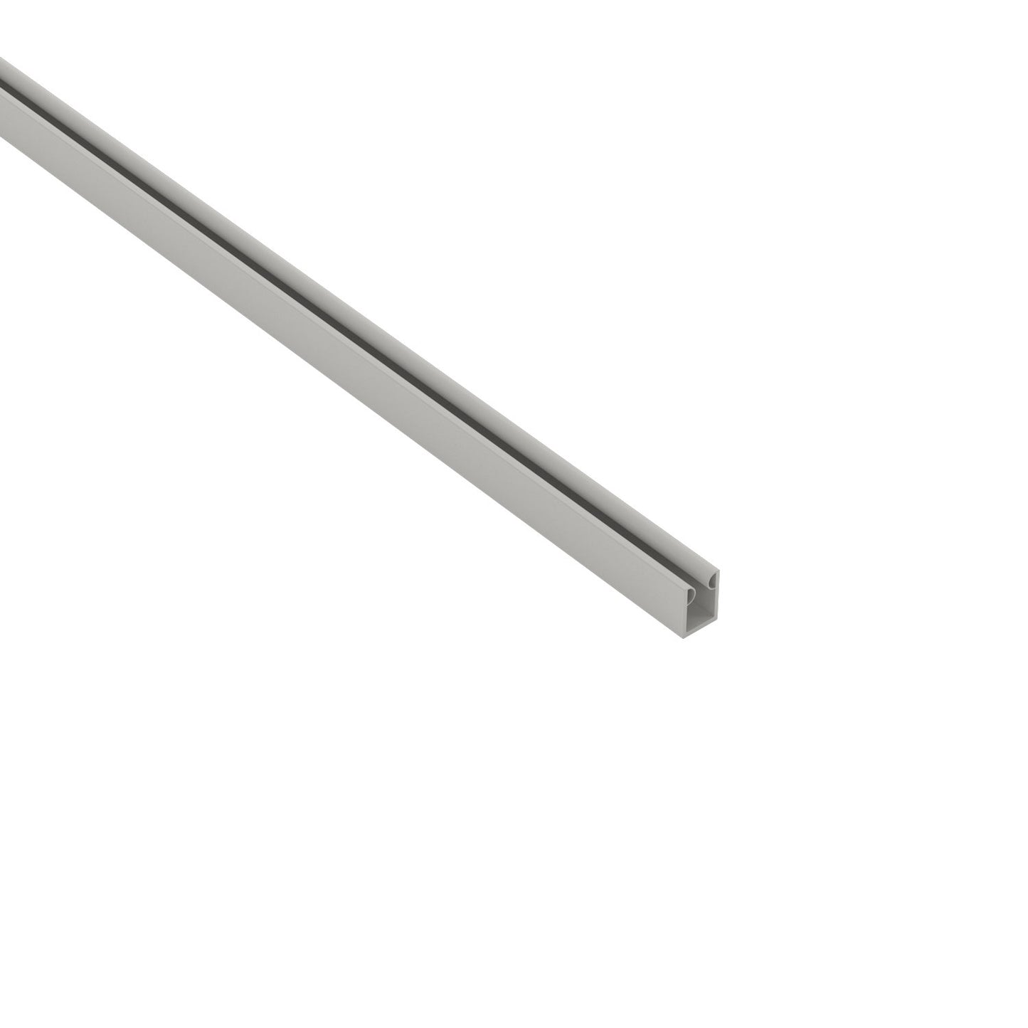 Classic 500 side jamb in satin nickel on white background