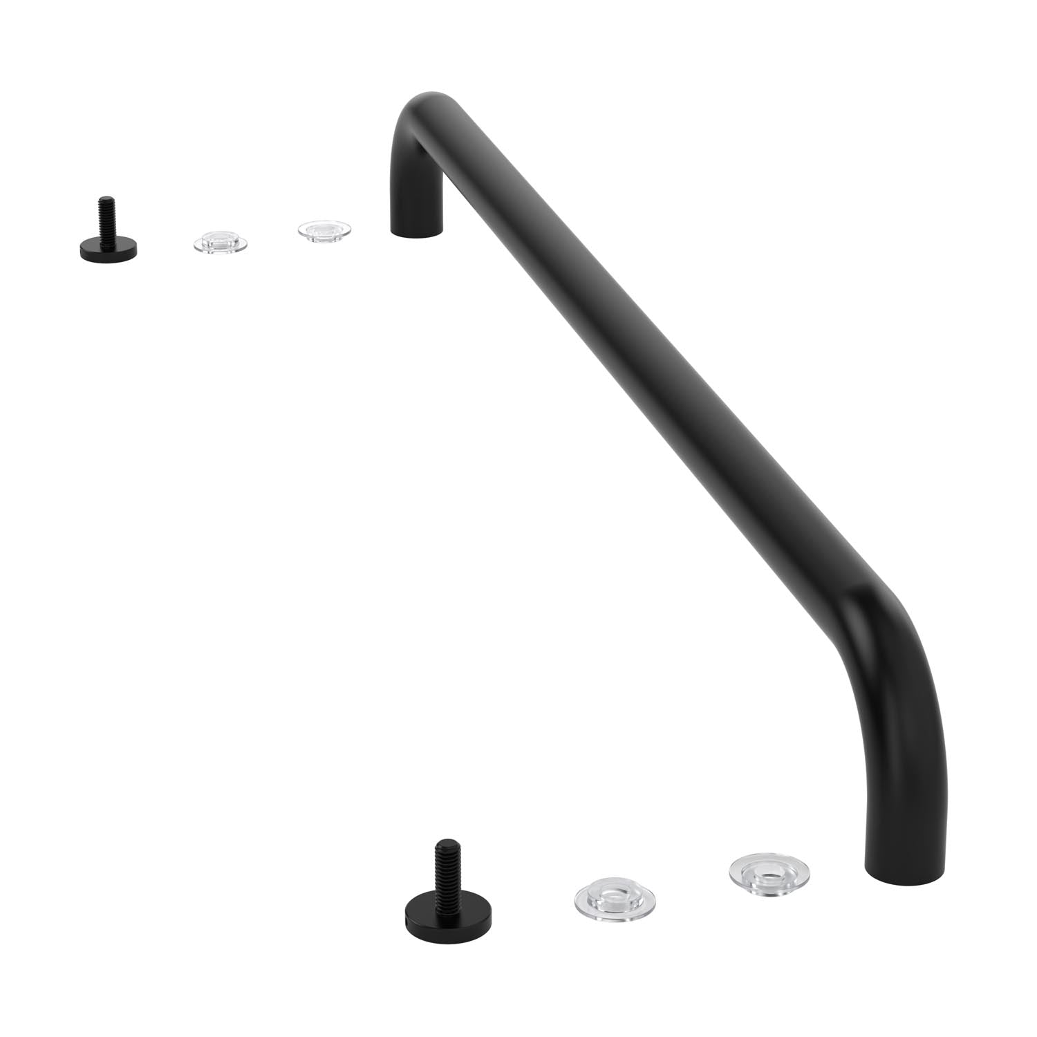 Portwood handle in matte black 