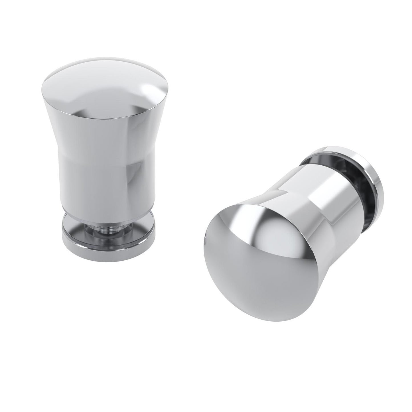 Portwood knob in polished chrome