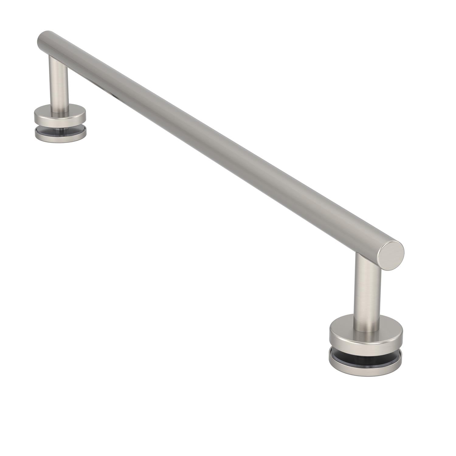 Replacement shower door handle in satin nickel