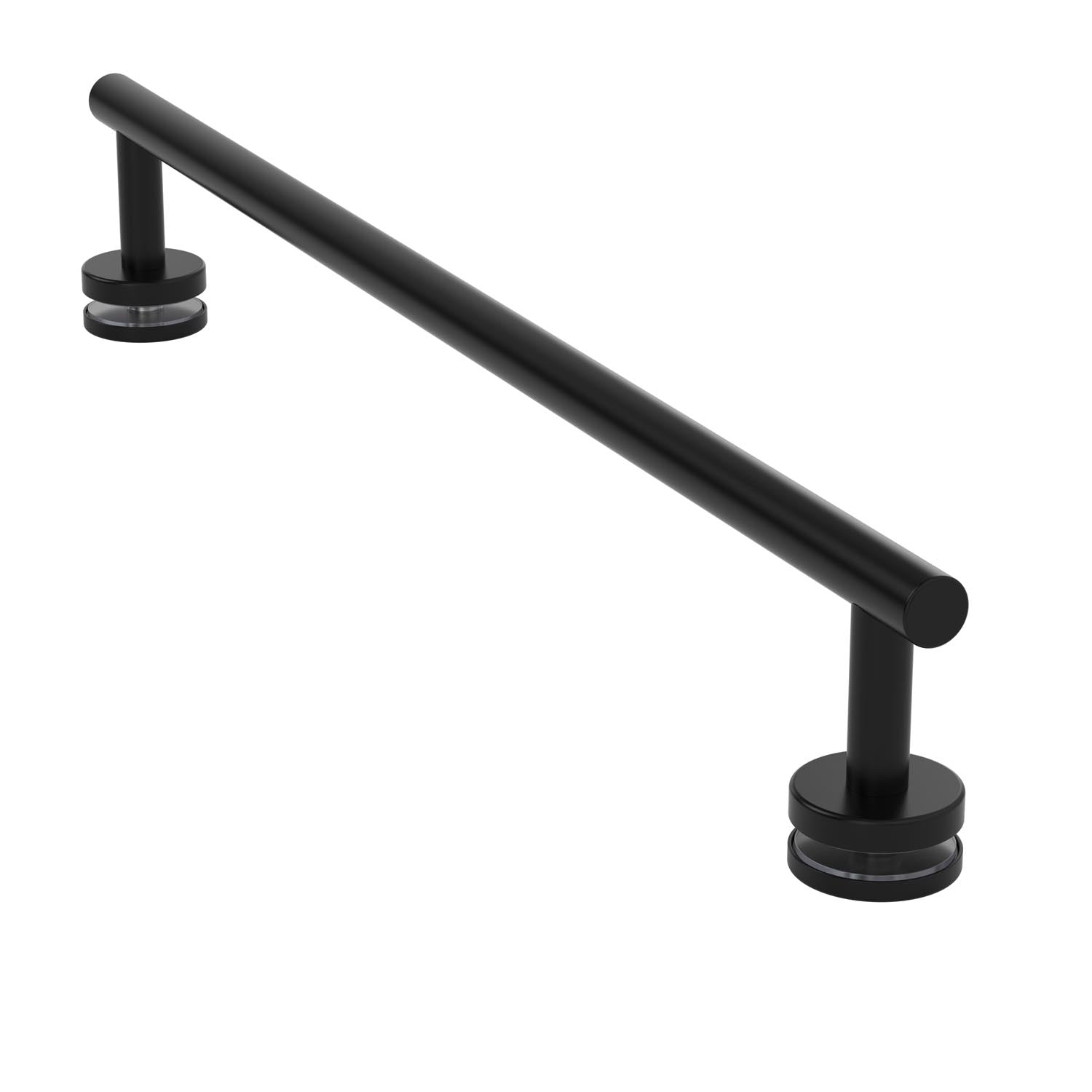 Replacement shower door handle in matte black