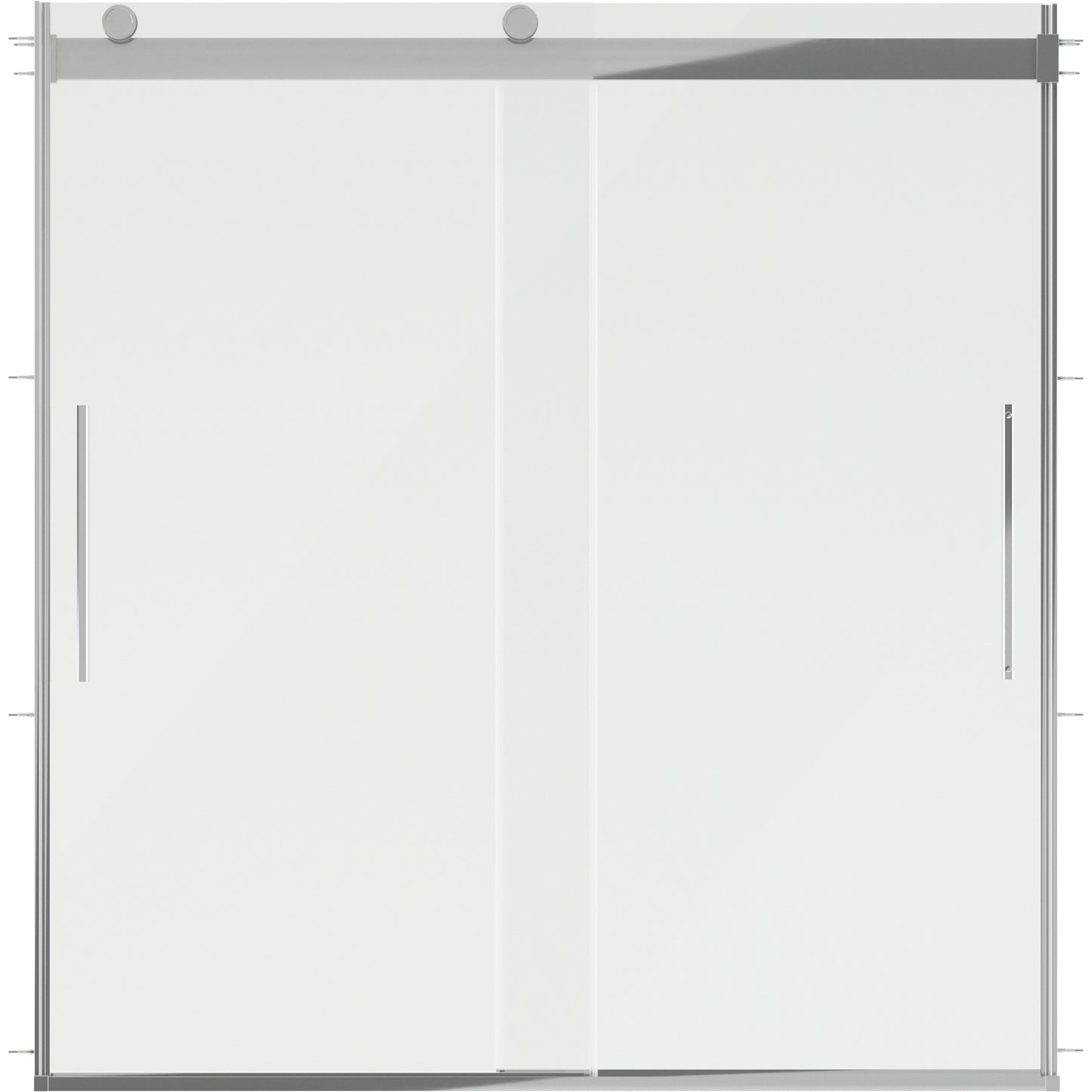 60" Bathtub / Clear / Polished Chrome