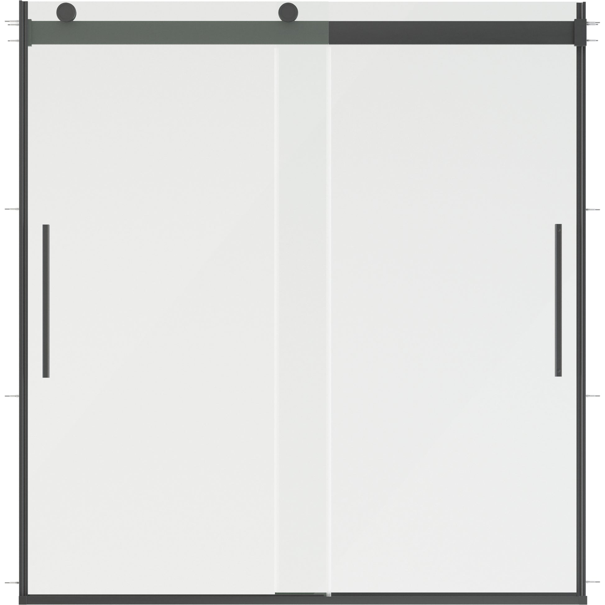 60" Bathtub / Clear / Matte Black