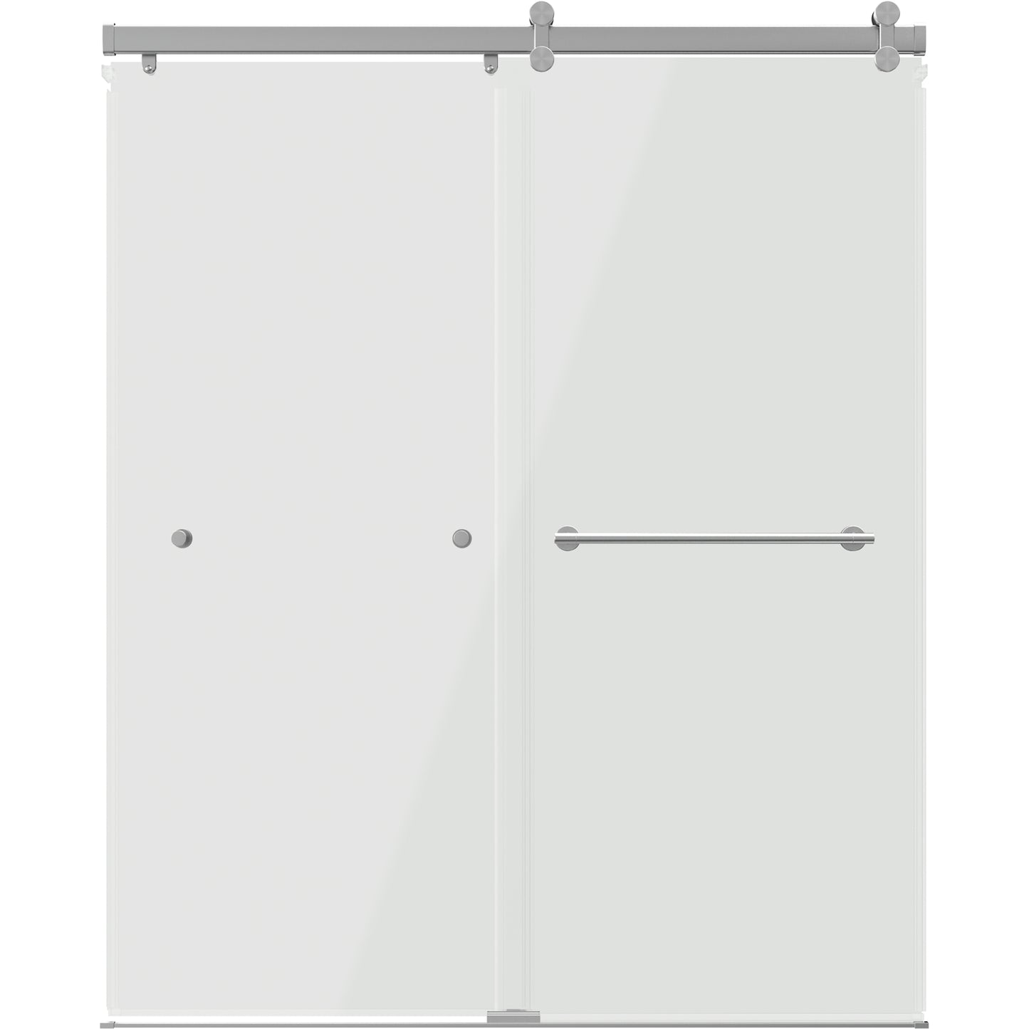 60" Shower / Clear / Chrome