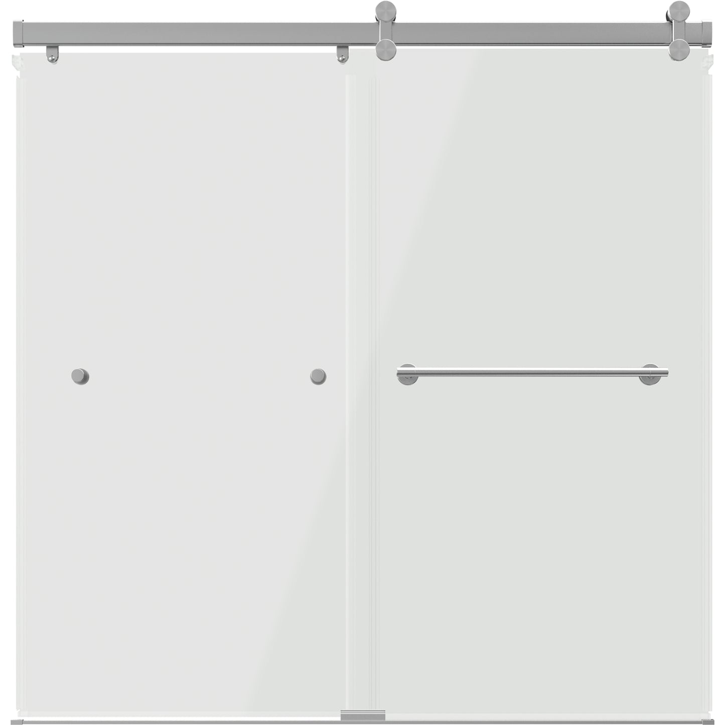 60" Bathtub / Clear / Chrome