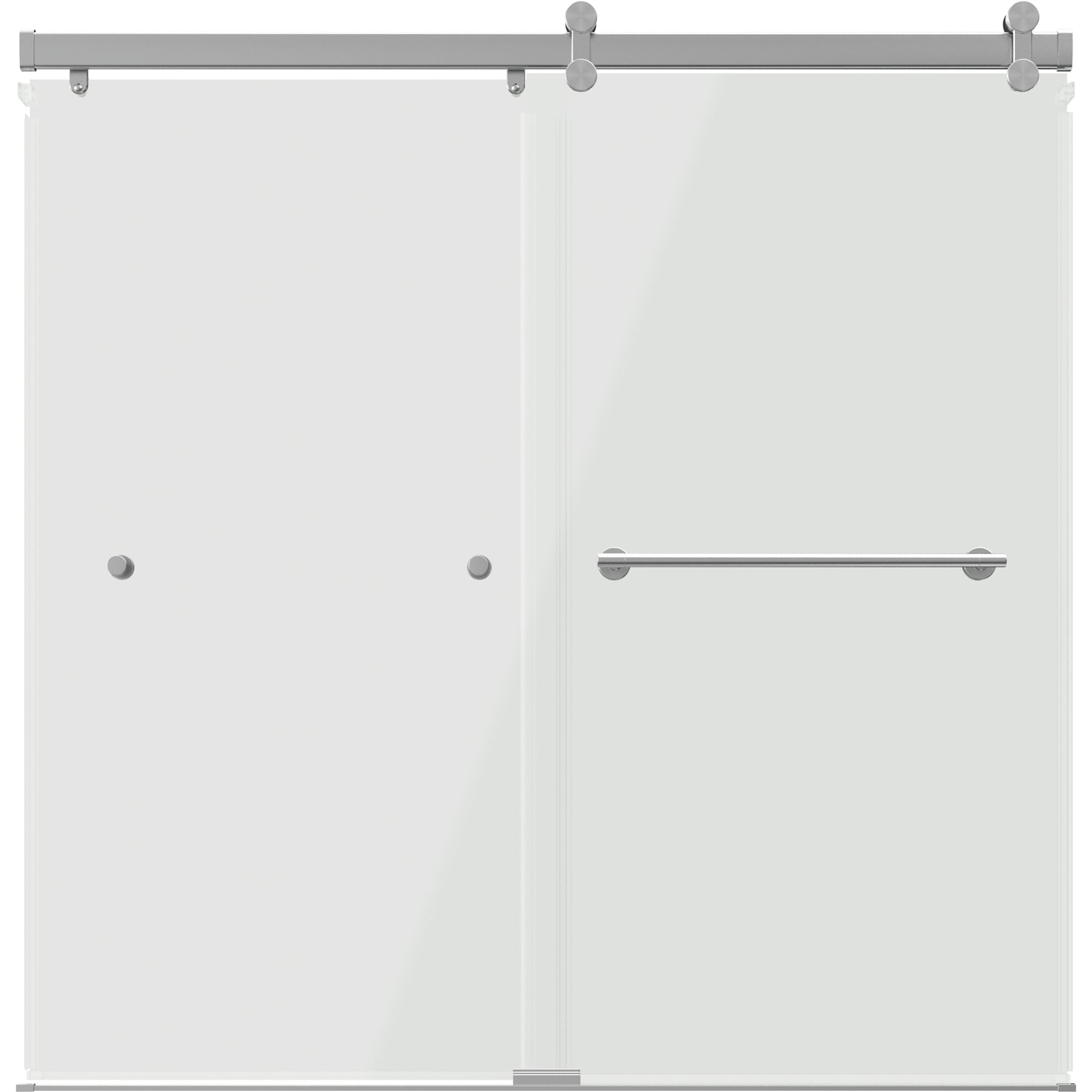 60" Bathtub / Clear / Chrome